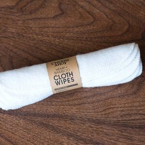 (NWT) Cheeks Ahoy Hemp+Bamboo Cloth Wipes